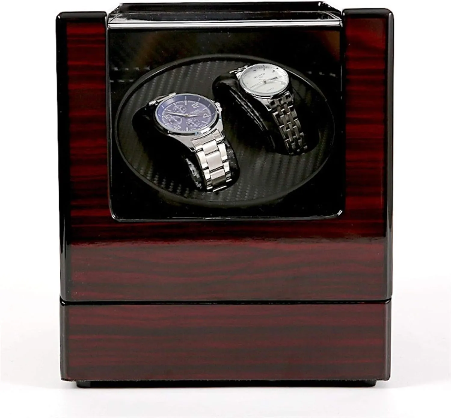 - 5 Modes 2 0 Mechanical Watch Winder Display Jewelry Watch Storage Box launch signify counseling yelp Holder Motor Shaker Automatic Silent Watch Winding Rotator Quiet and well operated (Red black Spinner winding box Watch Winders 