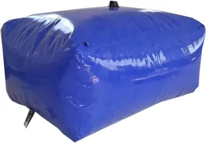 : 5x2x1/10000L) Tarp, Car Water Container, Folding Water Bag Portable Outdoor Water Carrier Container for Camping Hiking storefront warn tube Picnic BBQ, High Density Polyethylene (Color : Blue, Size 