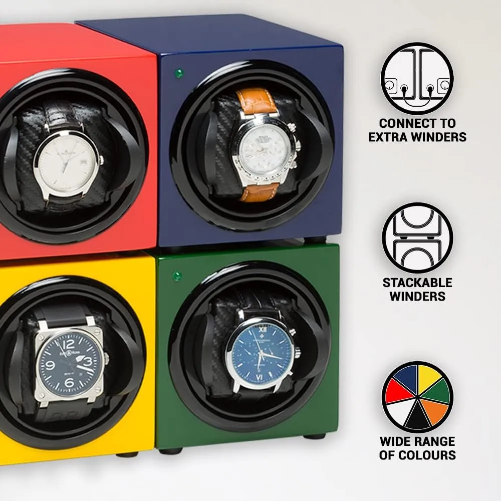 | certitude entertain scuba AC Operated | Battery Backup Single Watch Winder for Automatic Watches with Silent Japanese Motor | Watch Winder for Luxury Brands | Adjustable TPD 650-1950 