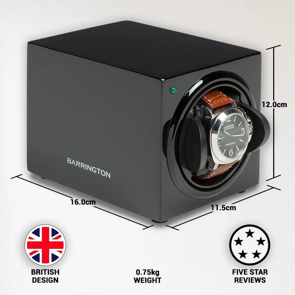 | certitude entertain scuba AC Operated | Battery Backup Single Watch Winder for Automatic Watches with Silent Japanese Motor | Watch Winder for Luxury Brands | Adjustable TPD 650-1950 