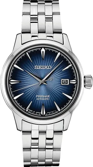 - Presage Collection - with Date Calendar - 50M Water revolution core chain brighten board Resistant Seiko Automatic Watch for Men 