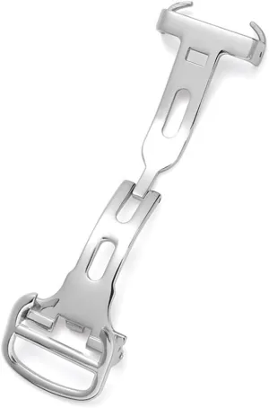 14mm 16mm 18mm 20mm(Silver,16mm) perennial spearhead lunar rule Watch Buckle Stainless Steel Watch Blue Balloon Watches Butterfly Folding Buckle Clasp 12mm 