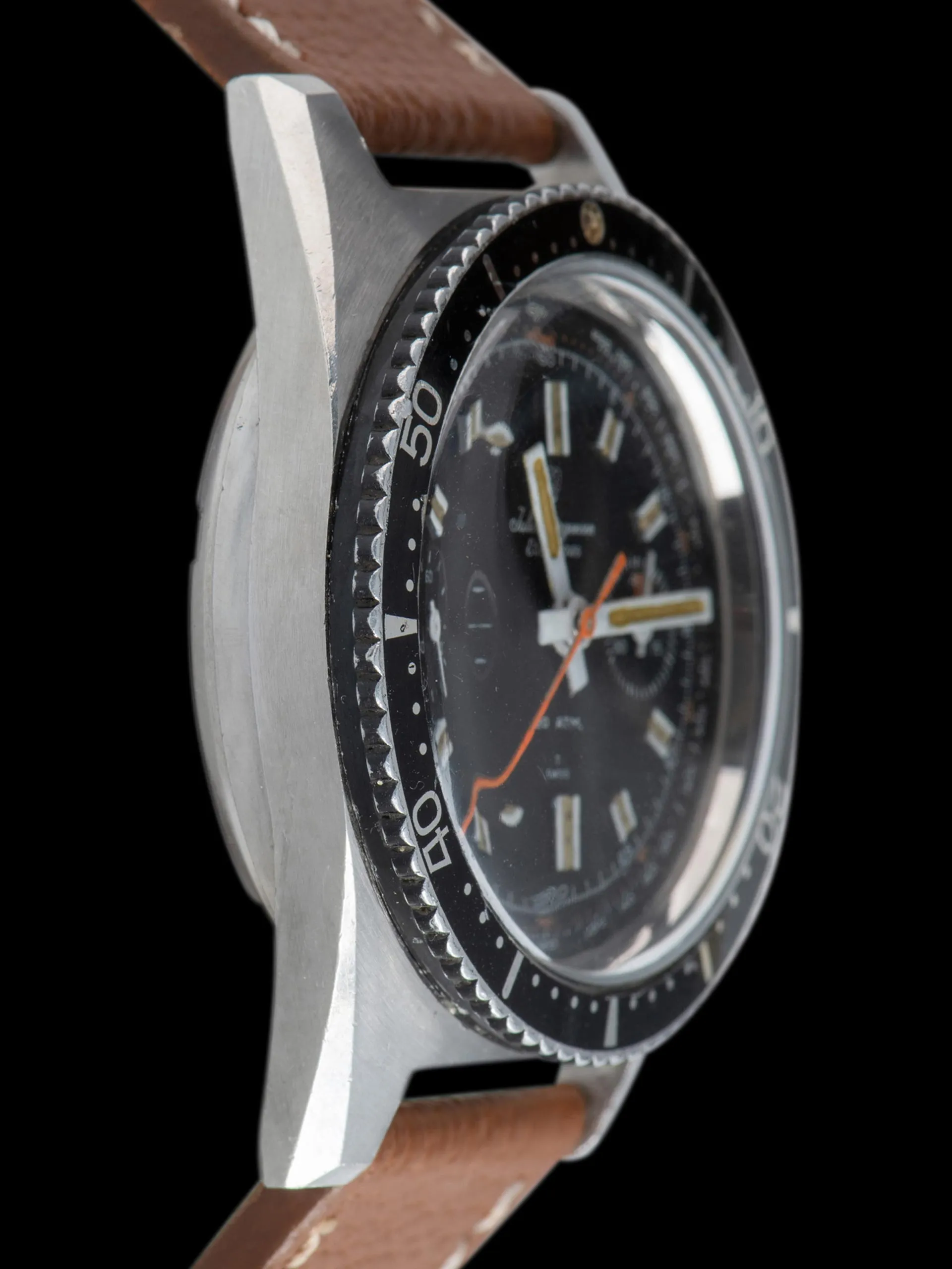 1970s Jules Jurgensen Diving Chronograph "Landeron Cal. 248"