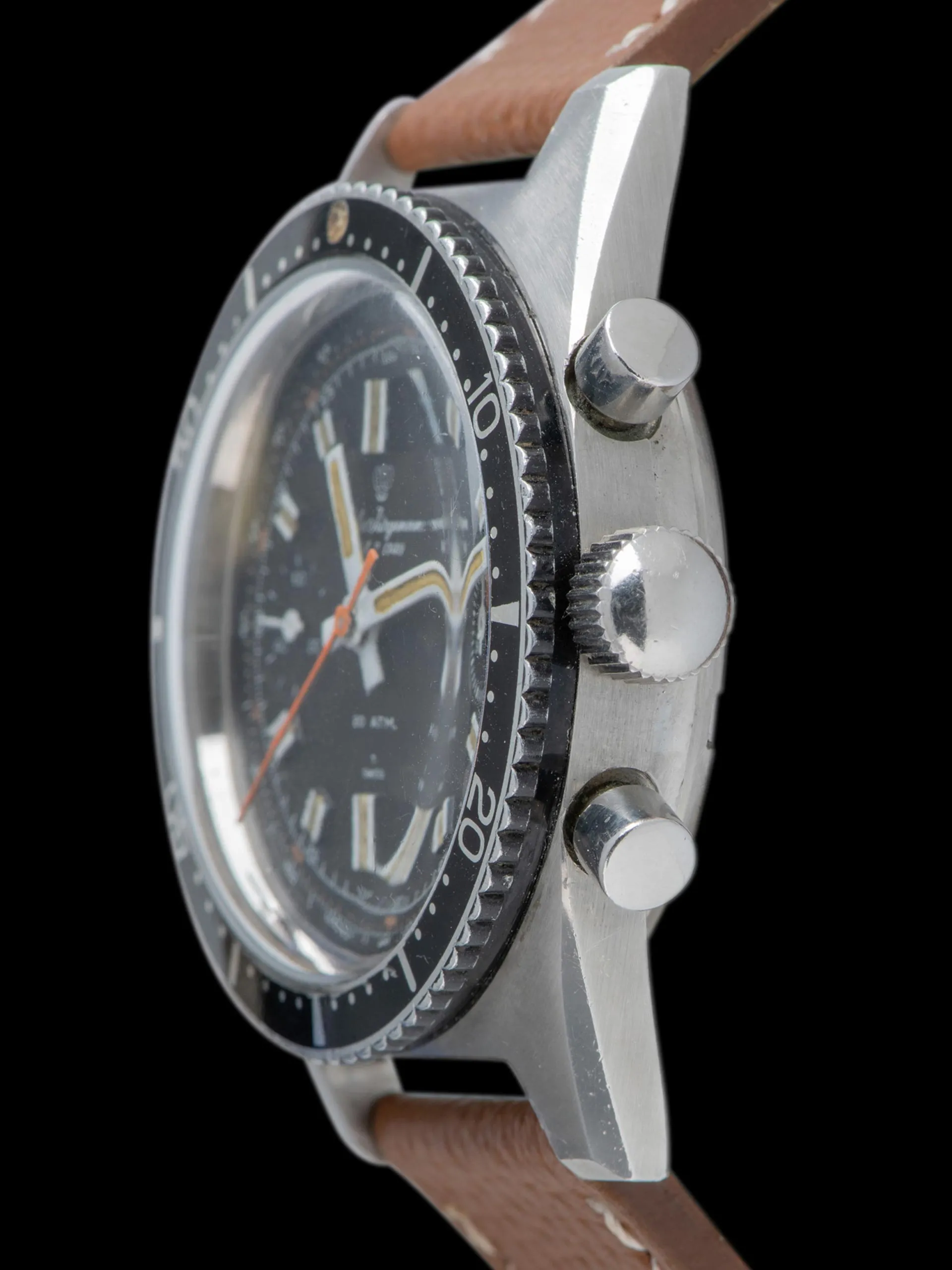 1970s Jules Jurgensen Diving Chronograph "Landeron Cal. 248"