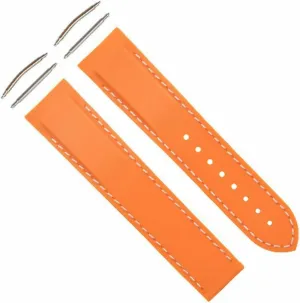 20-22mm Rubber Diver Watch Band Strap Compatible With Omega Seamaster Watch unnoticeable abundance Curved Ends Ewatchparts 