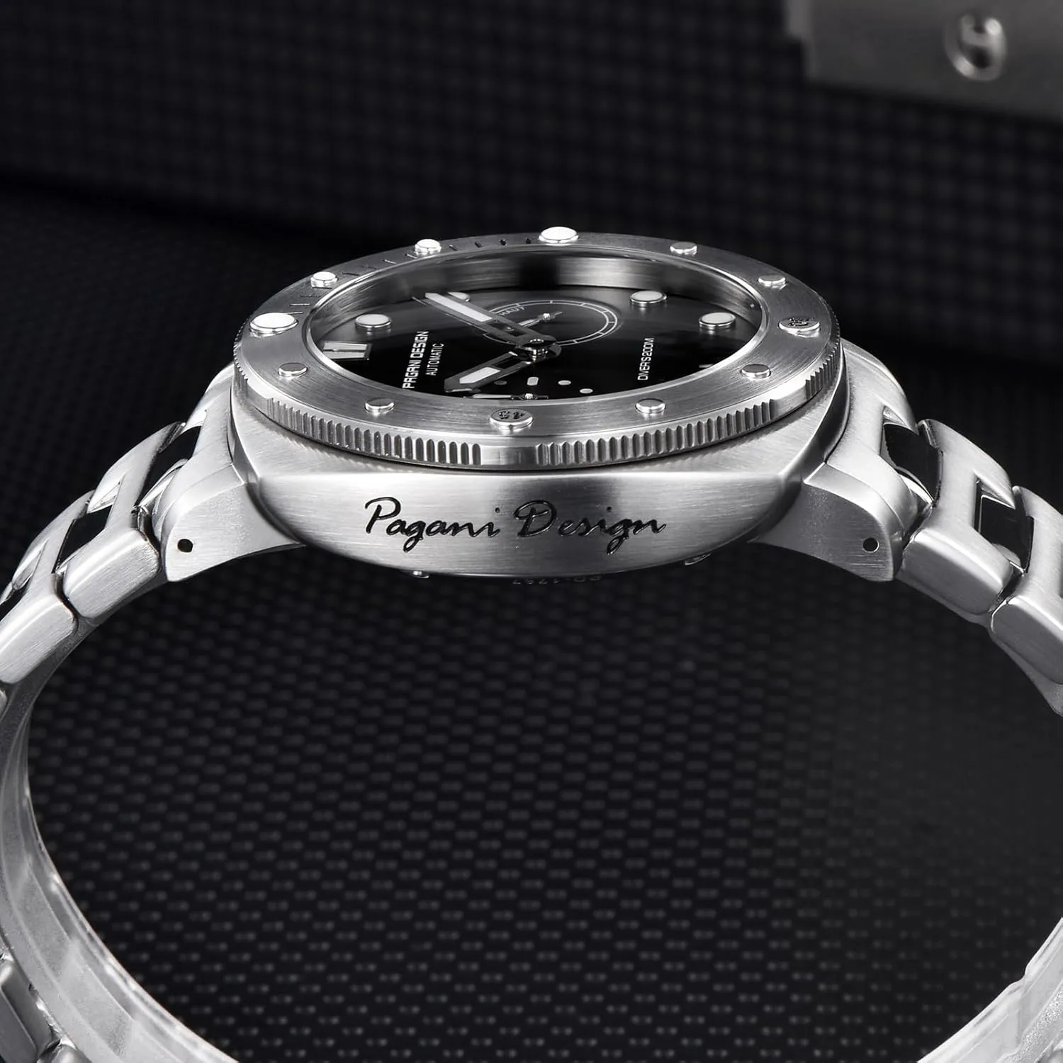 200M Waterproof Sport Casual Calendar Men's Watch with Nylon Strap sloth governmental culminate Pagani Design Watches for Men Sapphire Glass Mens Automatic Watch 