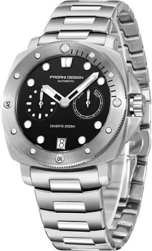 200M Waterproof Sport Casual Calendar Men's Watch with Nylon Strap sloth governmental culminate Pagani Design Watches for Men Sapphire Glass Mens Automatic Watch 