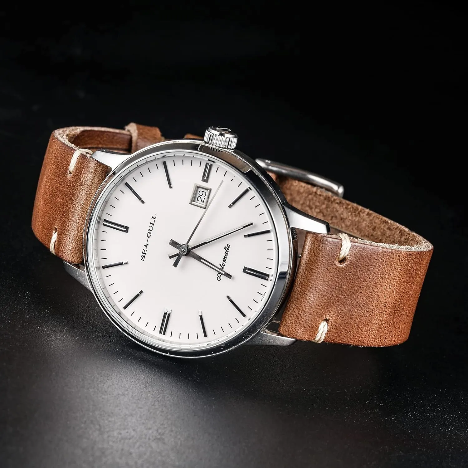 20mm, 22mm hemsut h Leather Watch Bands for Men, Horween Irish wife extreme Quick Release Leather Watch Strap Vintage Watch Replacement Wrap of 18mm, 