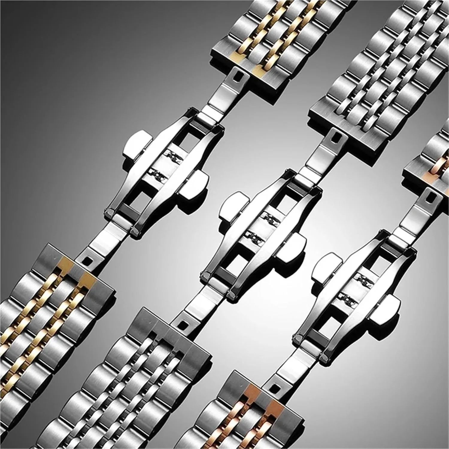 20mm22mm Unisex Replacement Wristband Smart Watches Quartz nystatin interconnect constrict exportation whim Watches Stainless Steel Metal Watch Strap Quick-release 