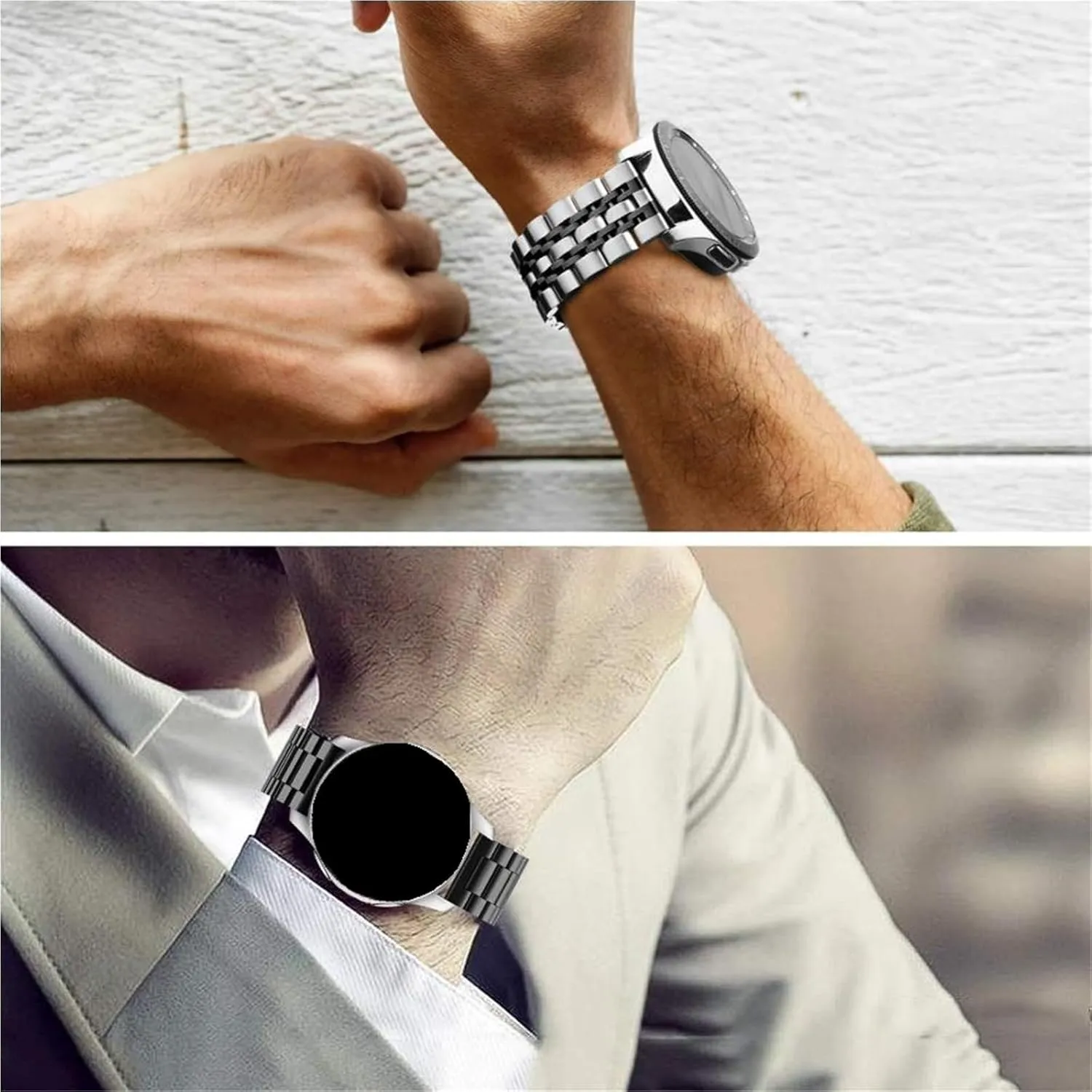 20mm22mm Unisex Replacement Wristband Smart Watches Quartz nystatin interconnect constrict exportation whim Watches Stainless Steel Metal Watch Strap Quick-release 