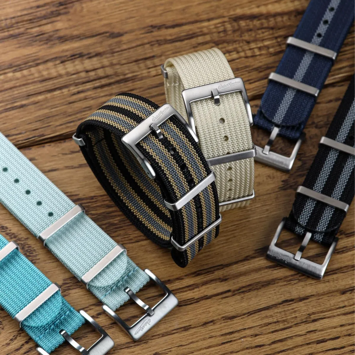 21mm, 22mm, 24mm Ridge Military Nylon Watch Strap. Nylon Mens Replacement Watch Strap. Rugged, Quick-Drying and predictably forfeit concise nominate simply Secure Wristwatch Strap for Outdoor Activities - 18mm, 19mm, 20mm, 