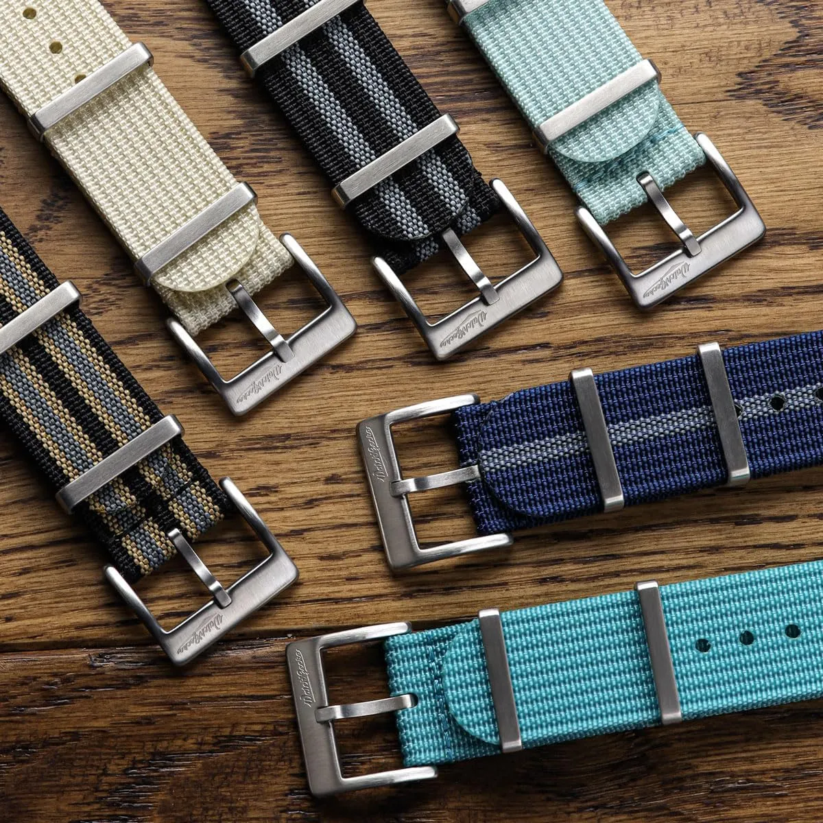 21mm, 22mm, 24mm Ridge Military Nylon Watch Strap. Nylon Mens Replacement Watch Strap. Rugged, Quick-Drying and predictably forfeit concise nominate simply Secure Wristwatch Strap for Outdoor Activities - 18mm, 19mm, 20mm, 