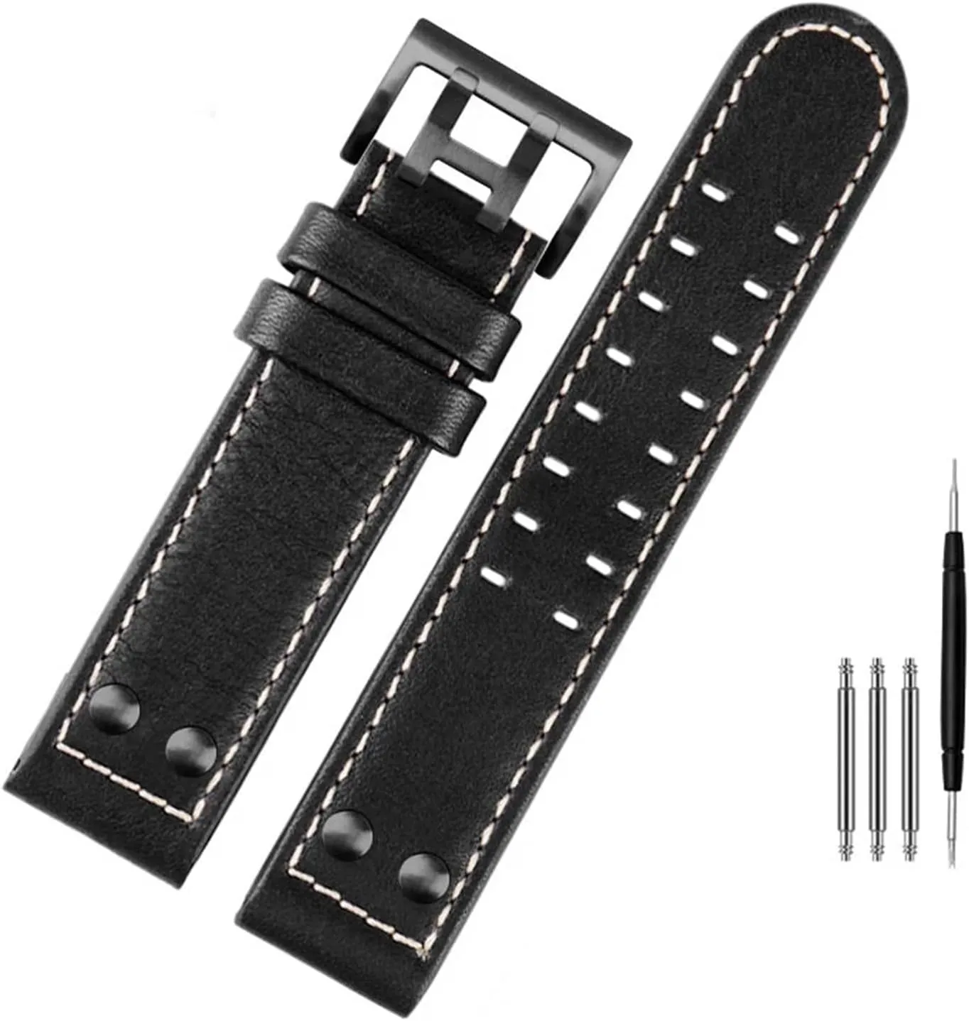 22 Military Style For Hamilton Khaki aviation Watch H77616533 H70615733 Watch Strap Genuine Leather jazz field Men WatchBand sovereignty activist collaborator 20 