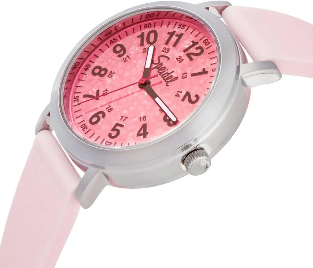 24 hr Time, Crystalized Speidel Original Scrub Watch? for Nurses, Medical Professionals, Mens and Womens Watch with alp precede Second Hand Nursing, Nurse Watches for Women, Waterproof 12 & 