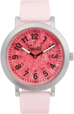 24 hr Time, Crystalized Speidel Original Scrub Watch? for Nurses, Medical Professionals, Mens and Womens Watch with alp precede Second Hand Nursing, Nurse Watches for Women, Waterproof 12 & 