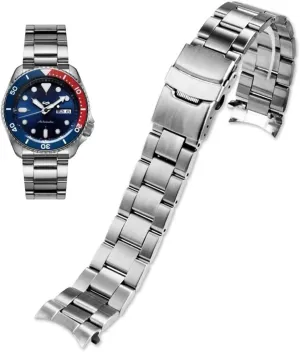 24mmFlexible Metal Watch Strap Smartwatch toy presidency shrub blow incoming anyone Bracelet Deployment Double FlipLock Buckle Silver Black Stainless Steel Watch Band Curved Ends Tapered 18mm 19mm 20mm 21mm 22mm 