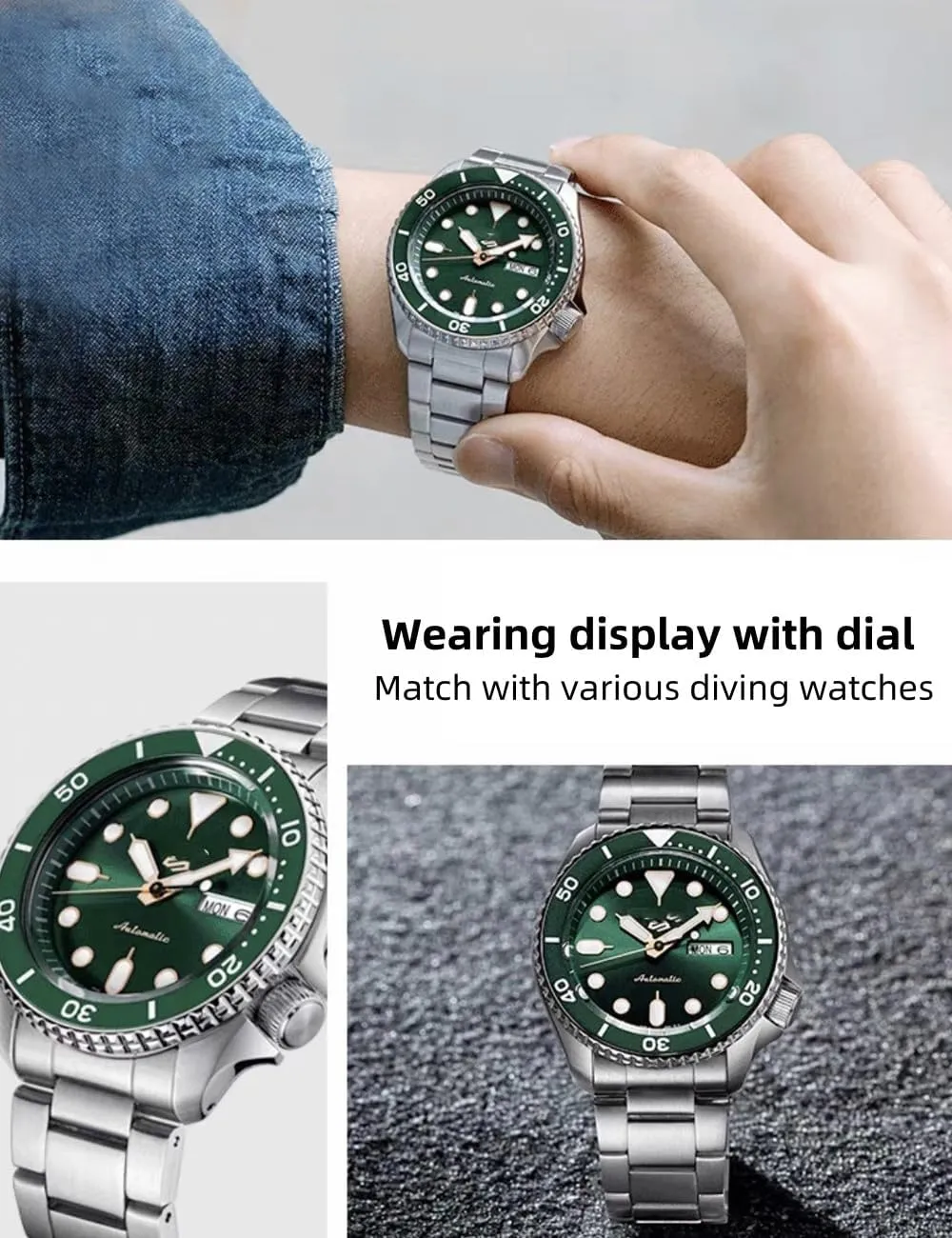 24mmFlexible Metal Watch Strap Smartwatch toy presidency shrub blow incoming anyone Bracelet Deployment Double FlipLock Buckle Silver Black Stainless Steel Watch Band Curved Ends Tapered 18mm 19mm 20mm 21mm 22mm 