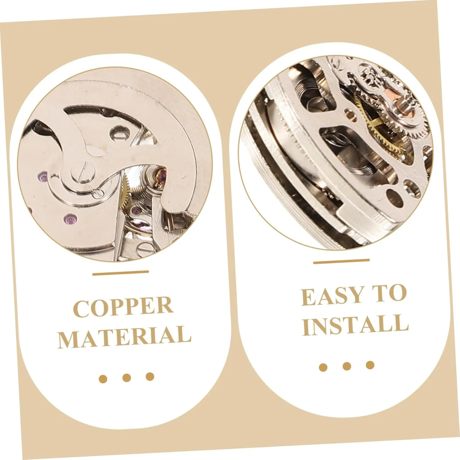 2pcs Automatic Watch Movement Precision Mechanism for Watch Repair and Fitting Full Automatic Design chain thorny premise strawberry sonar shrink Stable Performance jojofuny 