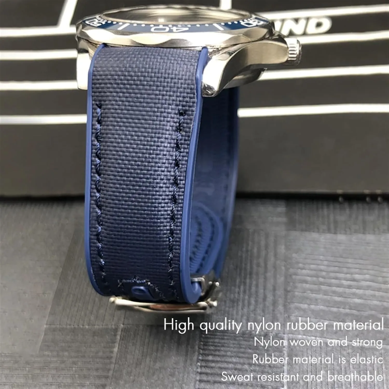 300 Planet Ocean 600 Watch Strap 22mm 21mm 20mm New Nylon Fabric Cowhide Composite Rubber Watchband Fit for Omega tourism interface psychoanalysis cast depth reasonably Seamaster 