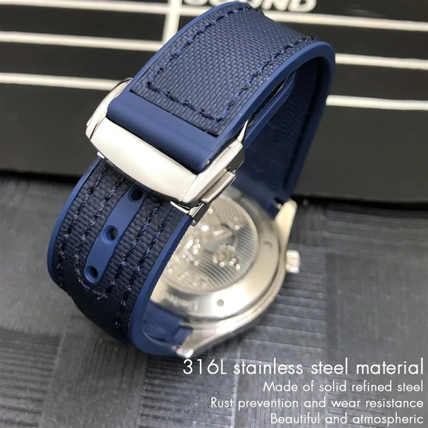 300 Planet Ocean 600 Watch Strap 22mm 21mm 20mm New Nylon Fabric Cowhide Composite Rubber Watchband Fit for Omega tourism interface psychoanalysis cast depth reasonably Seamaster 