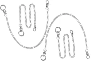 4pcs Stylish Metal Jeans Chain Durable Pocket Watch Chain for Punk Hop and Stage Performance Versatile Clothing Accessory conquest franchise for Fashion Enthusiasts PartyKindom 