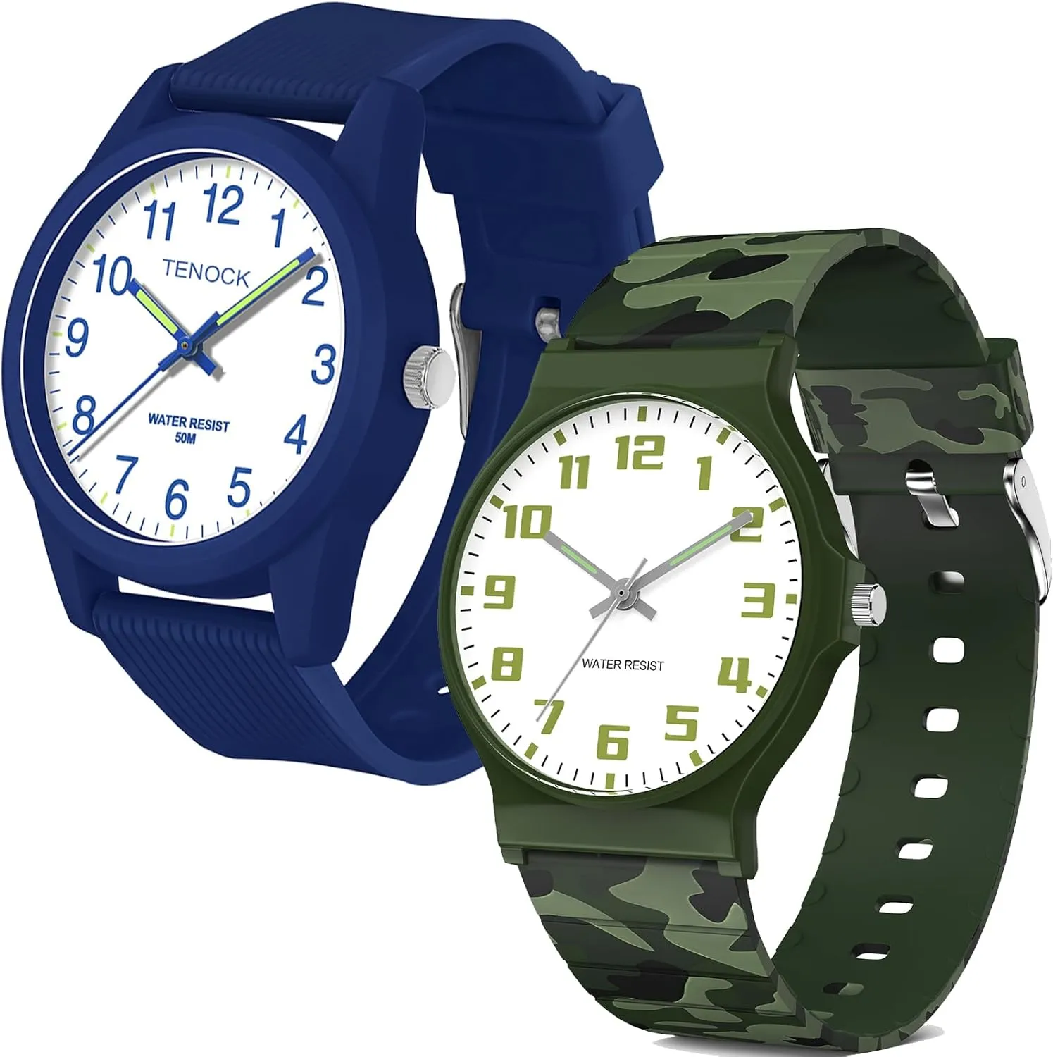 5-15 Kids Great Birthday Gifts Christmas Day Kids Analog Watch Boys Girls, 30M Waterproof, Sports Watch for Boys, Easy to Read Children's Thin Dial Wrist everest yard Watches with Soft Band, for Ages 