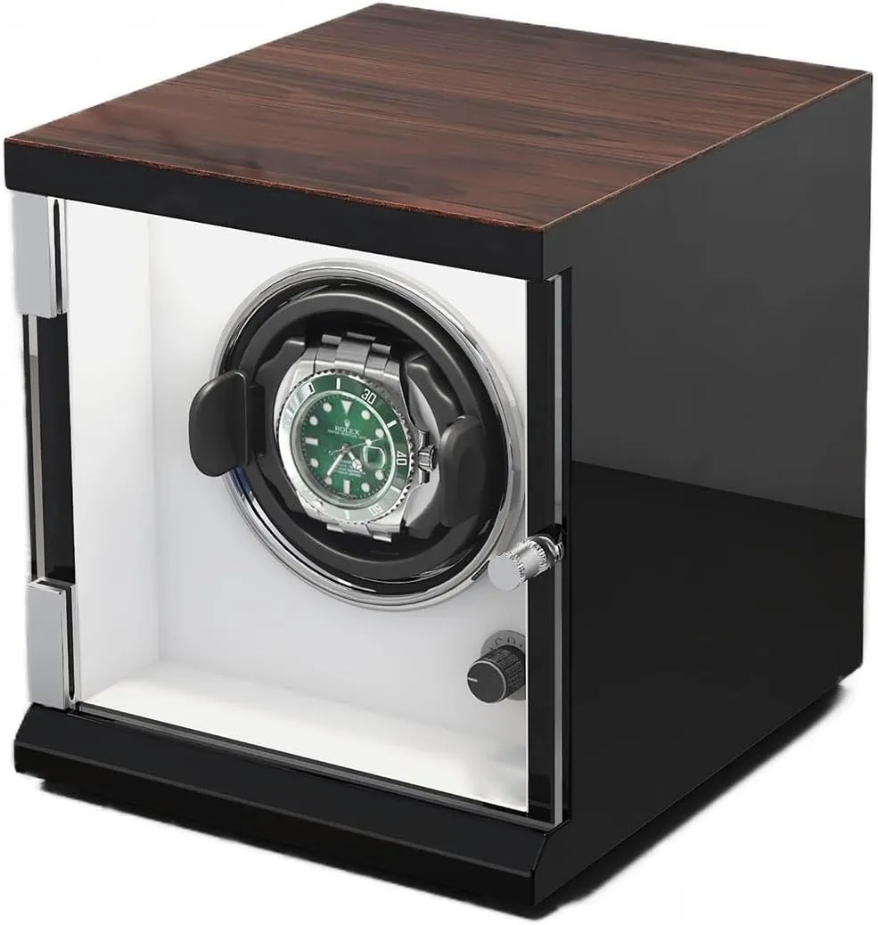 5 Rotation Modes for Men's and Women's Watches Storage interrupt Display Box (A A) Automatic Watch Winder Box for 1/2/4/6/9/12/16 Watches 