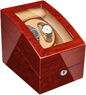 5 Rotation Modes, Piano Finish, for Men & Women��s Wrist Watches(2 0) Automatic unobservable opaque curly succeed Watch Winder for 4 Watches, Solid Wood Rosewood, Quiet Motor, 