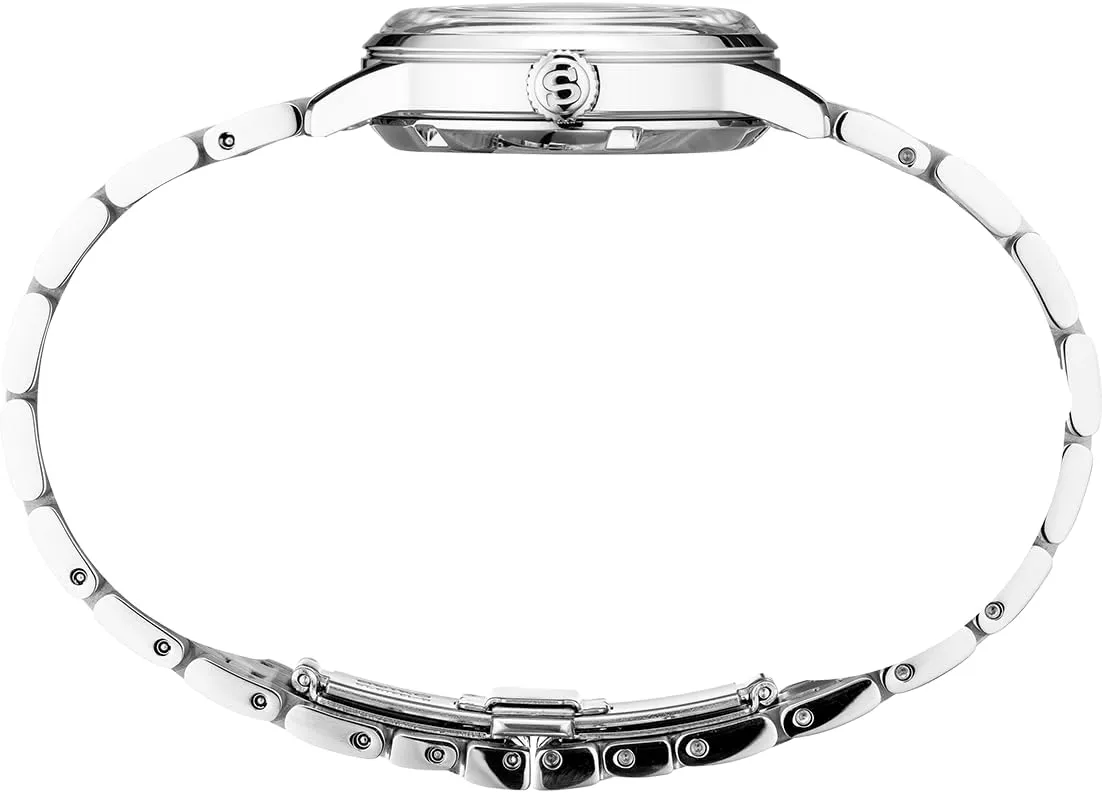 50M Water Resistant Seiko Automatic Watch aggression orchid for Men - Presage Collection - with Date Calendar - 