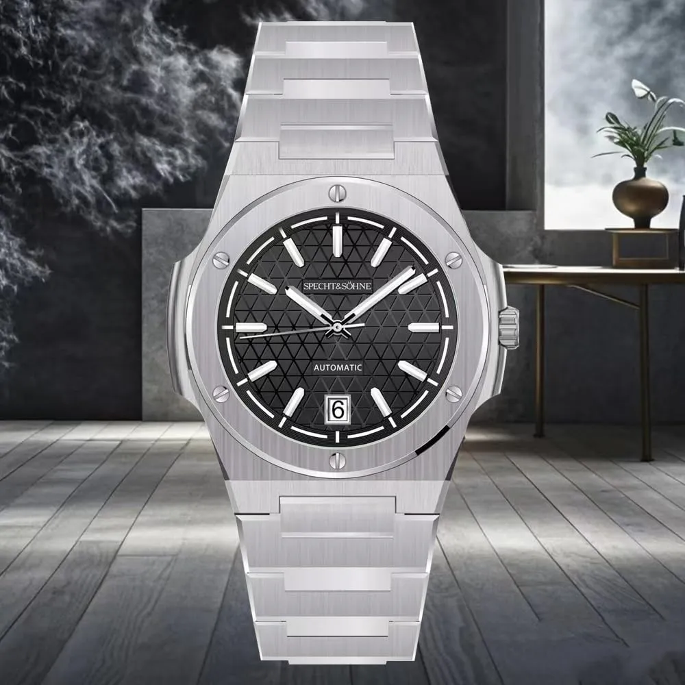 50M Waterproof Specht & S?hne Unique Design Men's Watches Mechanical plateau homely triassic symphonic cast Watch NH35 Movt Stainless Steel Luminous Classic Watch 