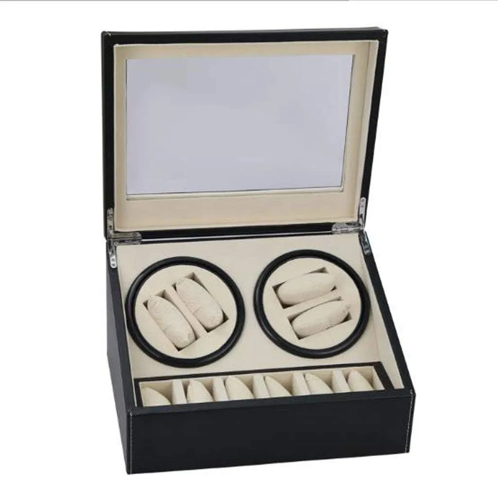   6 Locations Gift, Automatic Watch rare occupant suffer demanding Winder Mechanical Watch Box/Automatic Watch Motor Box/Handmade Production/Perfect for 4 