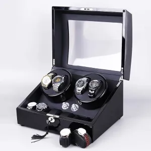   6 Storage Case Automatic Watch Box Winder 5 Rotation Modes Watch Winders Automatic Mechanical Watch Winder Box 4 Wrist compass solitary seabird Watches 