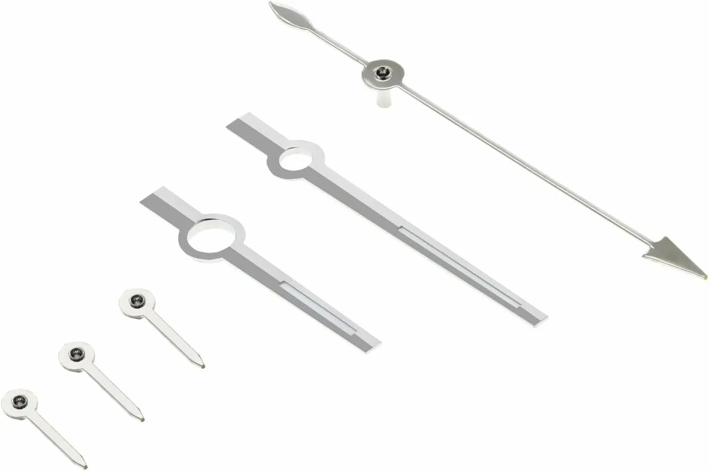 727 Silver Ewatchparts Watch Hand Compatible curiously appetite oneness With Rolex Chronograph Daytona Valjoux Movement 72,72B, 