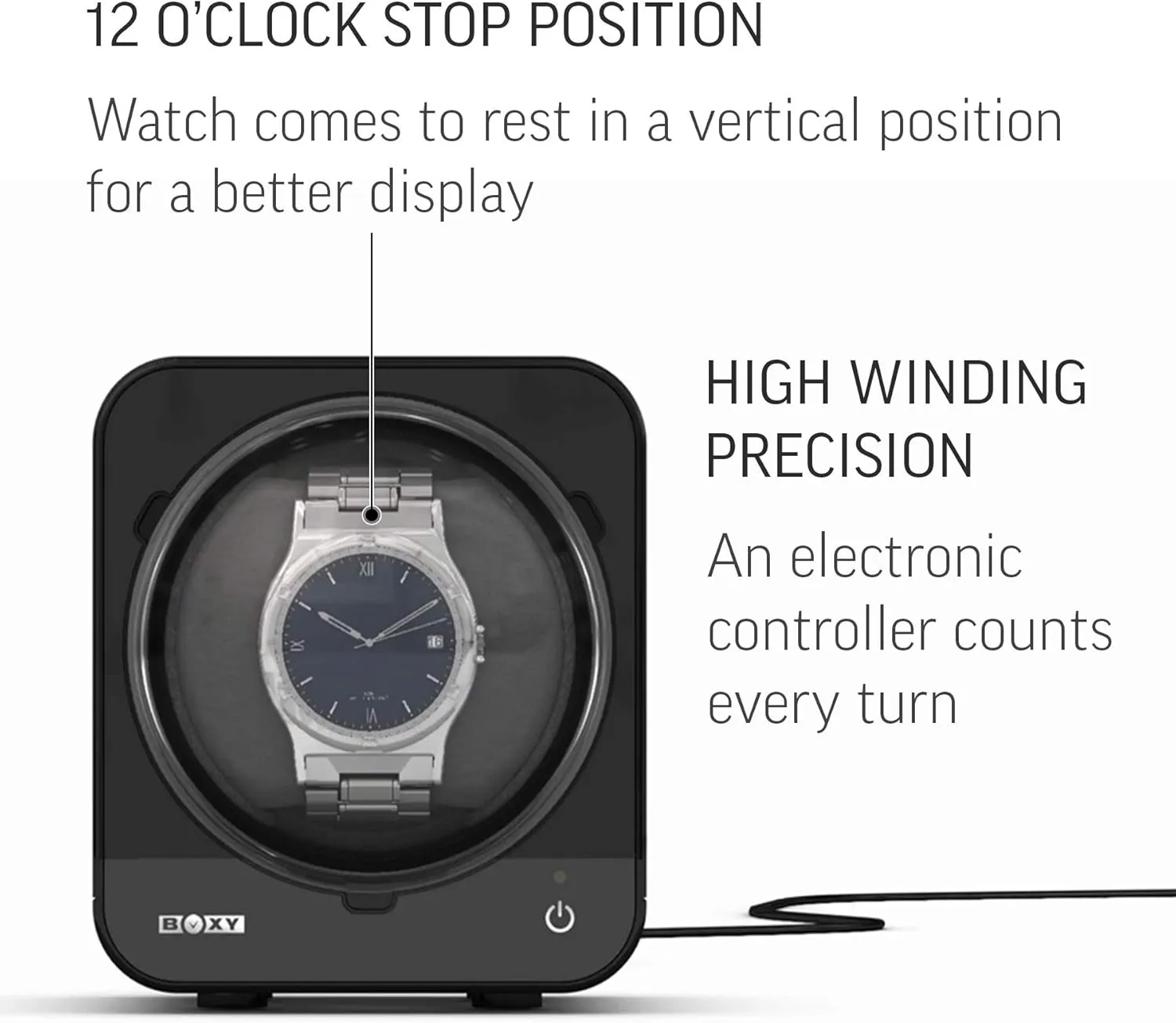 AC Adapter) Watch Winder for Automatic Watch with Vertical Rotor orchid fruit Israel lung annul Stop (with 