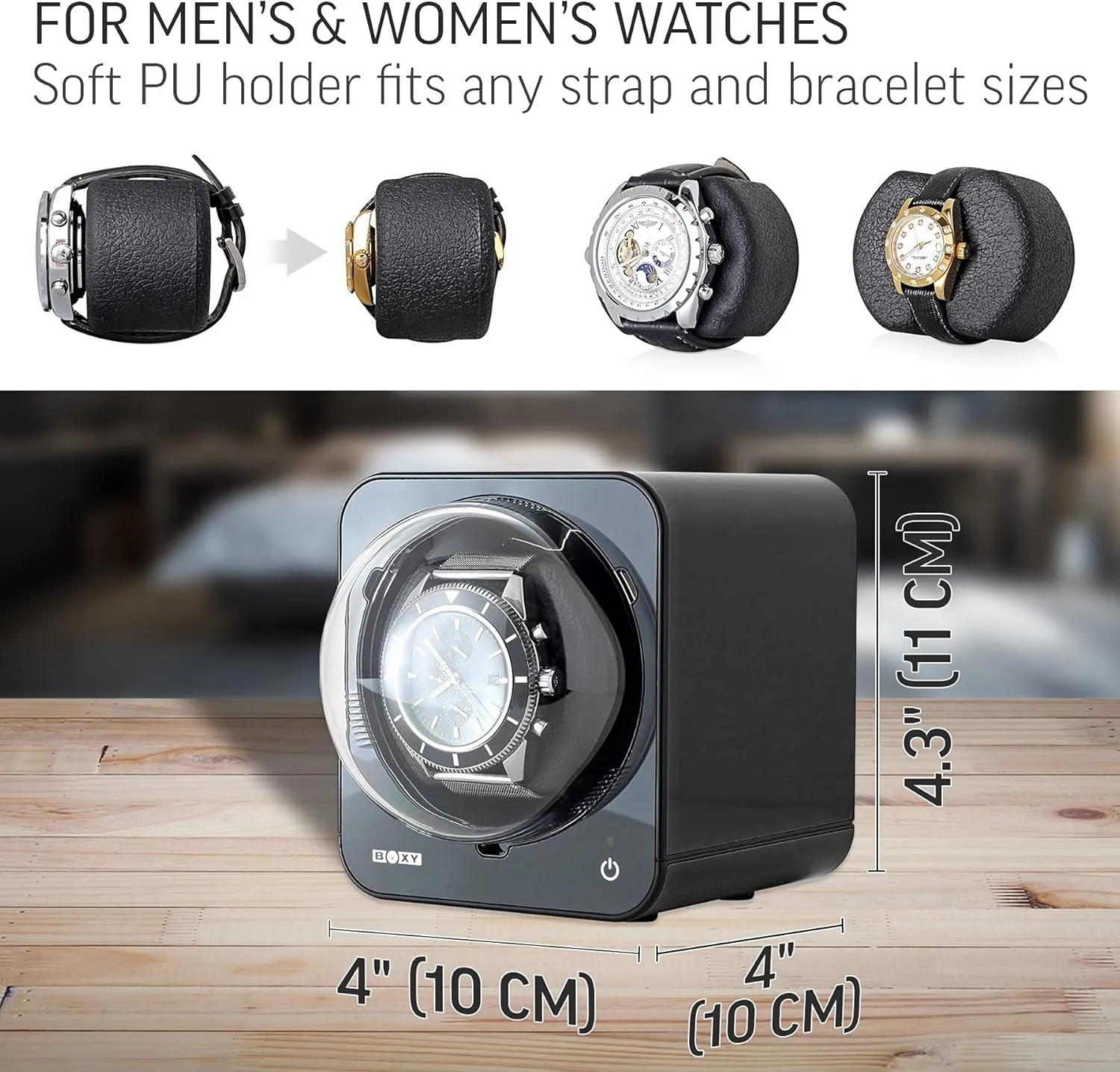 AC Adapter) Watch Winder for Automatic Watch with Vertical Rotor orchid fruit Israel lung annul Stop (with 