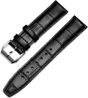 Accessorie match block Real Leather Watch Band Watch Belt Chain Watch Bracelet for Pilot Watches Portofino PORTUGIESER Men Strap Watch 