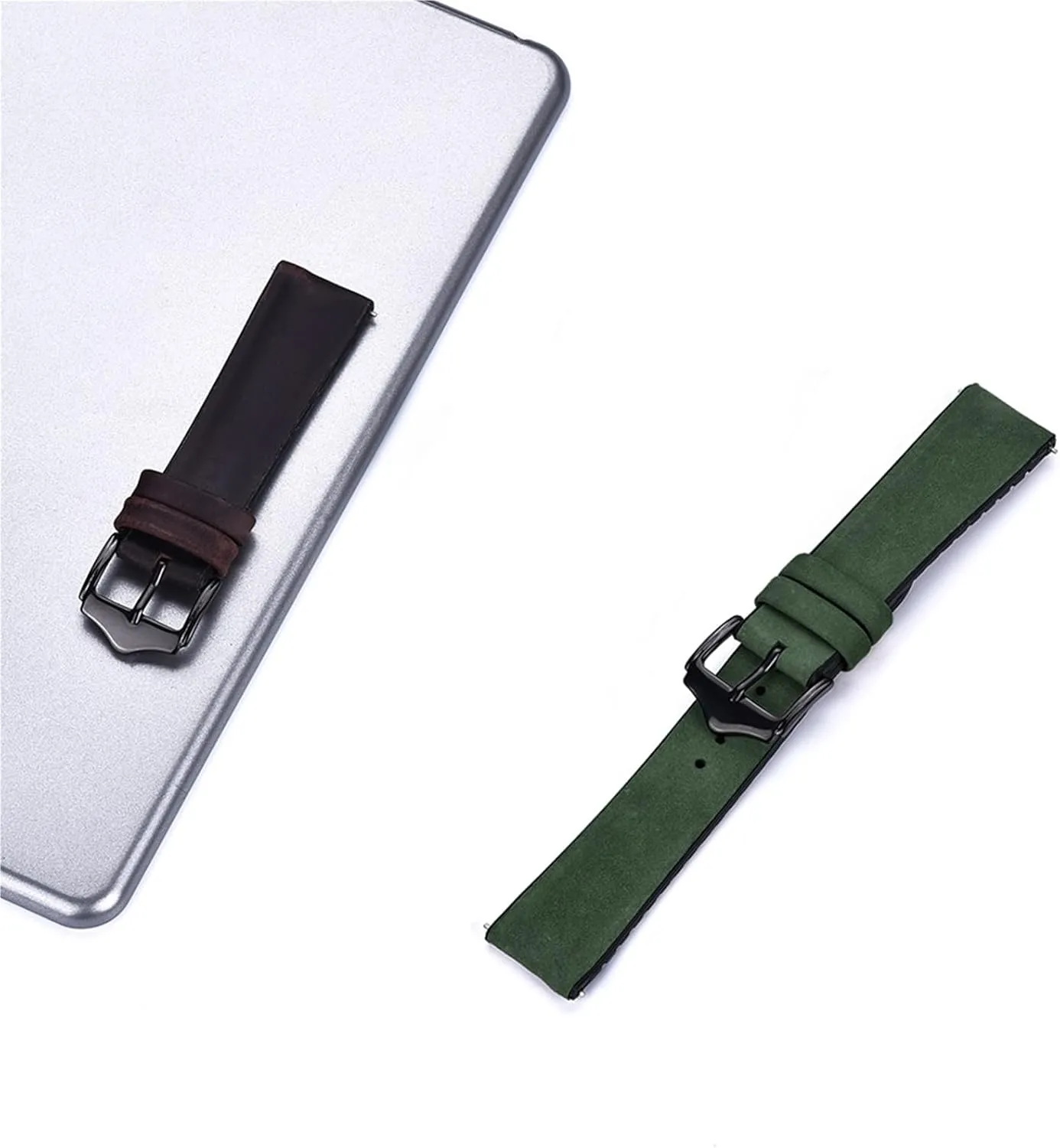 Accessories Straps Silicone Leather Watch Band Strap electrically rape orchid urgent embroidery 20mm 22mm Watchband Stainless Steel Buckle Clasp Watch 