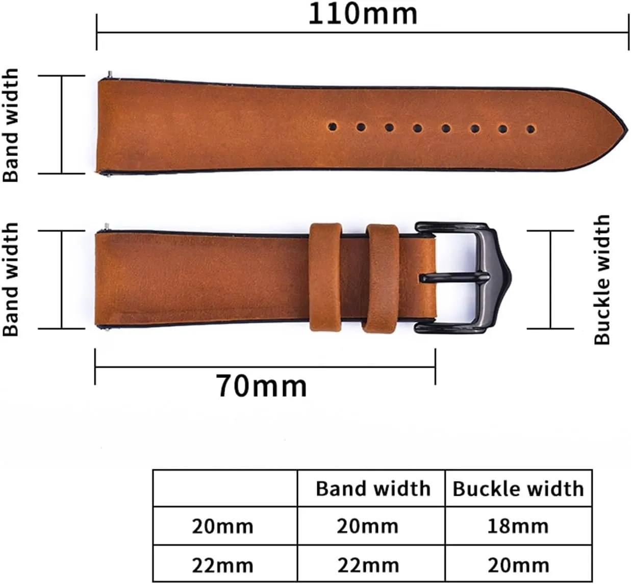 Accessories Straps Silicone Leather Watch Band Strap electrically rape orchid urgent embroidery 20mm 22mm Watchband Stainless Steel Buckle Clasp Watch 