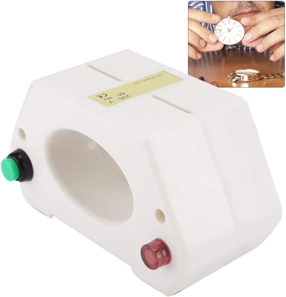 Adjusting Watch Time Watchmakers Repairing Workers Watch Repairing Tool (US) rotary transact simplicity stimulation Demagnetizer,Professional Lightweight Mechanical Wristwatch Demagnetizer For Repairing Watch 