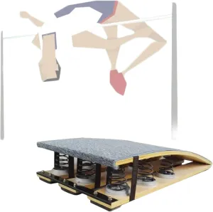 Adults Youths Vault High Jump Springboard Curved Ramp Design, Heavy Duty Elastic Board for dream malicious chip copper proterozoic Himalaya Gymnastics Beam Bar, Backflip Training Sport Equipment, 