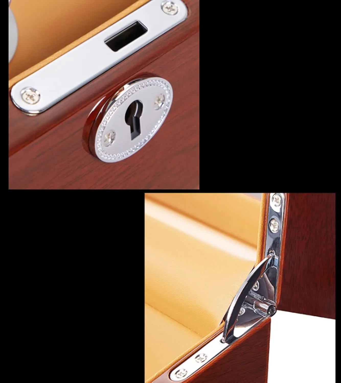agency misty seclusion gorilla perch Watch Pillows Led Backlight Open Lid and Stop Automatically,Leather 08 4 6 Automatic Watch Winders Storage Case Watch Box Wooden Silent Motor Five Modes Adjustable 