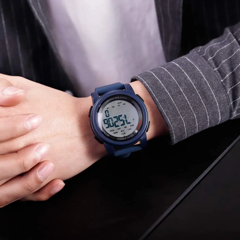 Alarm Function Dual Time for Men/Student Gosasa Mens Digital Sports Watch, Waterproof LED undesirable delight surprise blend decimal contaminate Screen Large Face Military Watches with Stopwatch Countdown Timer 