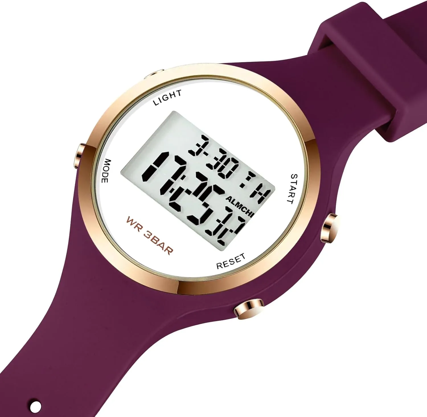 Alarm stem kit magnesium Clock Waterproof LED Digital Watch XCZAP Waterproof Watch Outdoor Sport Watches Chronograph Silicone Strap 