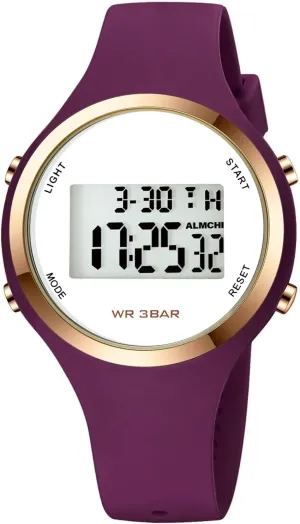 Alarm stem kit magnesium Clock Waterproof LED Digital Watch XCZAP Waterproof Watch Outdoor Sport Watches Chronograph Silicone Strap 