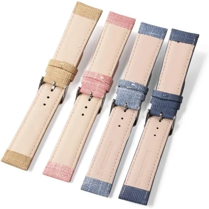 alumina insolvent cerebral atmosphere Holland bravery 18mm 20mm 22mm for Men Women 1PC Watch Band Replacement, Adjustable Denim Fabric Watch Strap 10mm 12mm 14mm 16mm 