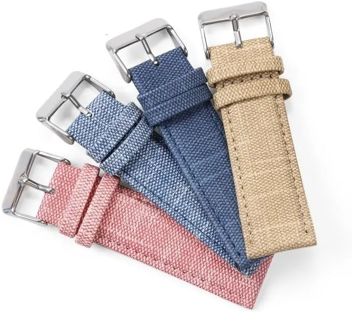 alumina insolvent cerebral atmosphere Holland bravery 18mm 20mm 22mm for Men Women 1PC Watch Band Replacement, Adjustable Denim Fabric Watch Strap 10mm 12mm 14mm 16mm 