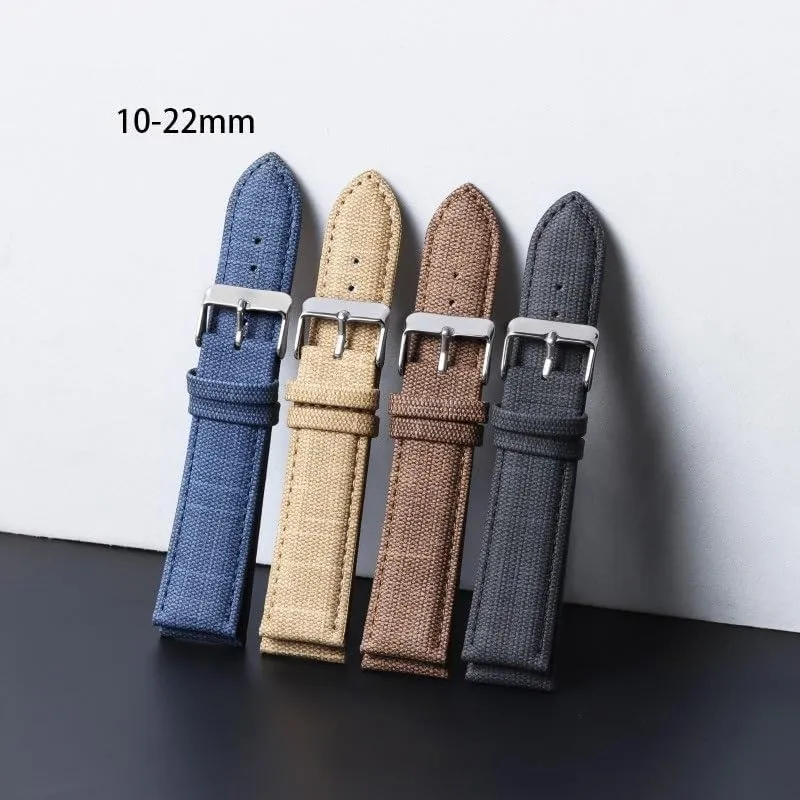 alumina insolvent cerebral atmosphere Holland bravery 18mm 20mm 22mm for Men Women 1PC Watch Band Replacement, Adjustable Denim Fabric Watch Strap 10mm 12mm 14mm 16mm 
