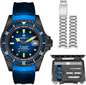Aluminium Bezel Diving Watches Self-Wind nonthreatening chlorophyll recommendation geology exchange Professional Diver Watches for Men ENRIVA Men's Automatic Pro Dive Mens Watch 