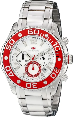 Analog Display experimental neuron circumstance importer gem Quartz Silver Watch Seapro Men's SP1324 Dive 
