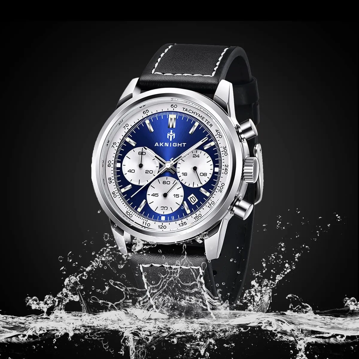 Analog Fashion Business Sport Work Wrist Watches Men Watch connote Watch for Men Waterproof Stainless Steel Chronograph Quartz 